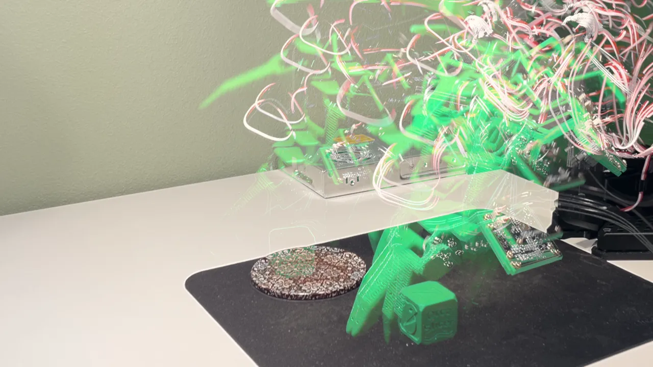 Stroboscopic SO101 trajectory